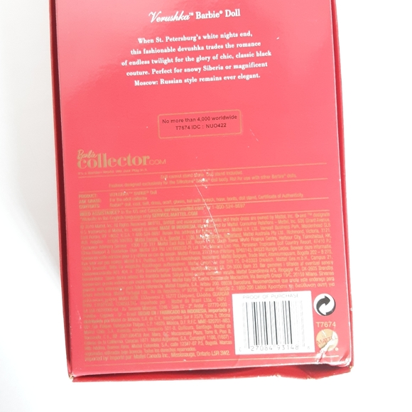 Barbie Fashion Model Collection Russia Verushka Doll - Picture 12 of 16